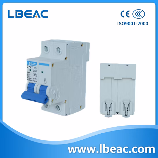 소형 회로 차단기 AC 230V-400V 32A 스위칭 용량 6ka MCB