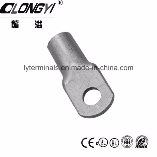 주석 도금 구리 압착 단자 단자 케이블 러그